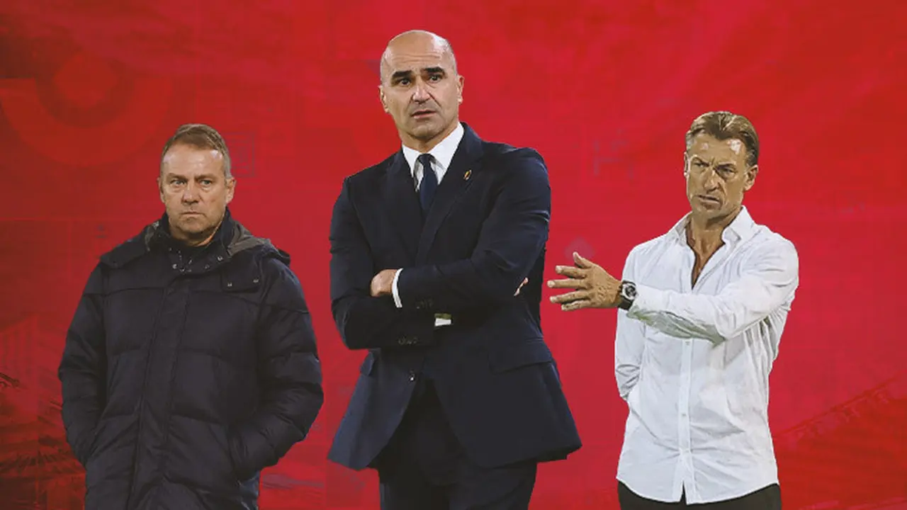 Piala Dunia - Hansi Flick, Roberto Martinez, Herve Renard