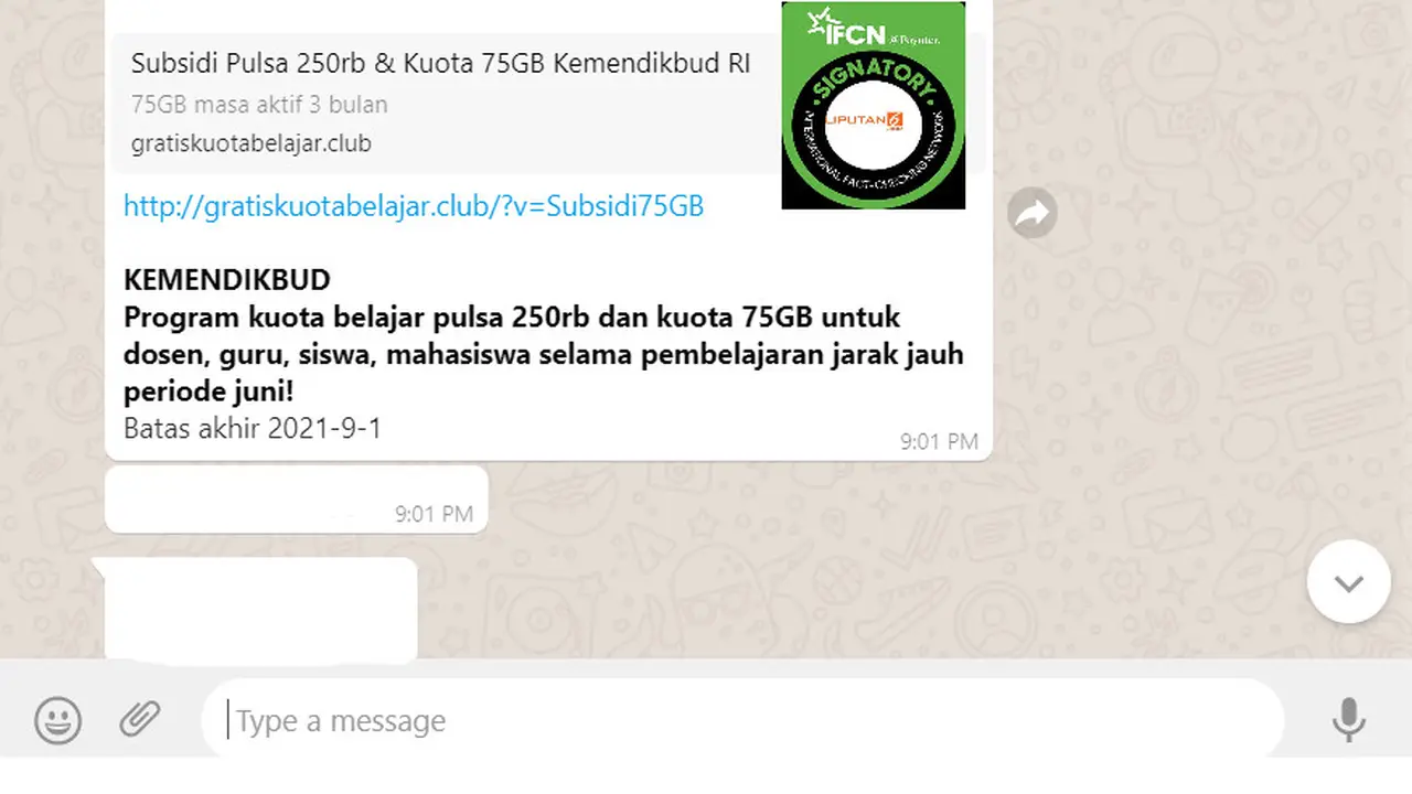 Cek Fakta Liputan6.com menelusuru informasi subsidi pulsa Rp 250 ribu dan kuota 75 GB untuk pembelajaran jarak jauh dari Kemendikbud