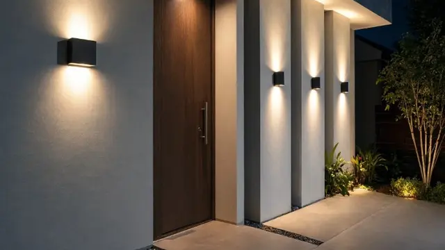 Ide Lampu Dinding Teras agar Rumah Terlihat Lebih Elegan (AI Generated)
