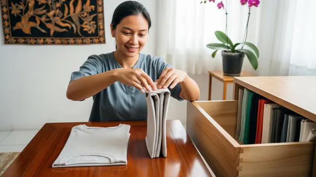 5 Cara Melipat Baju agar Tidak Kusut Tanpa Disetrika, Mudah dan Rapi Seketika