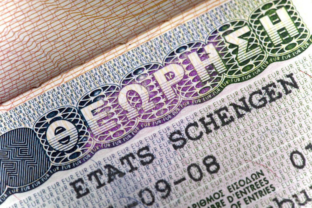 Ilustrasi visa schengen.