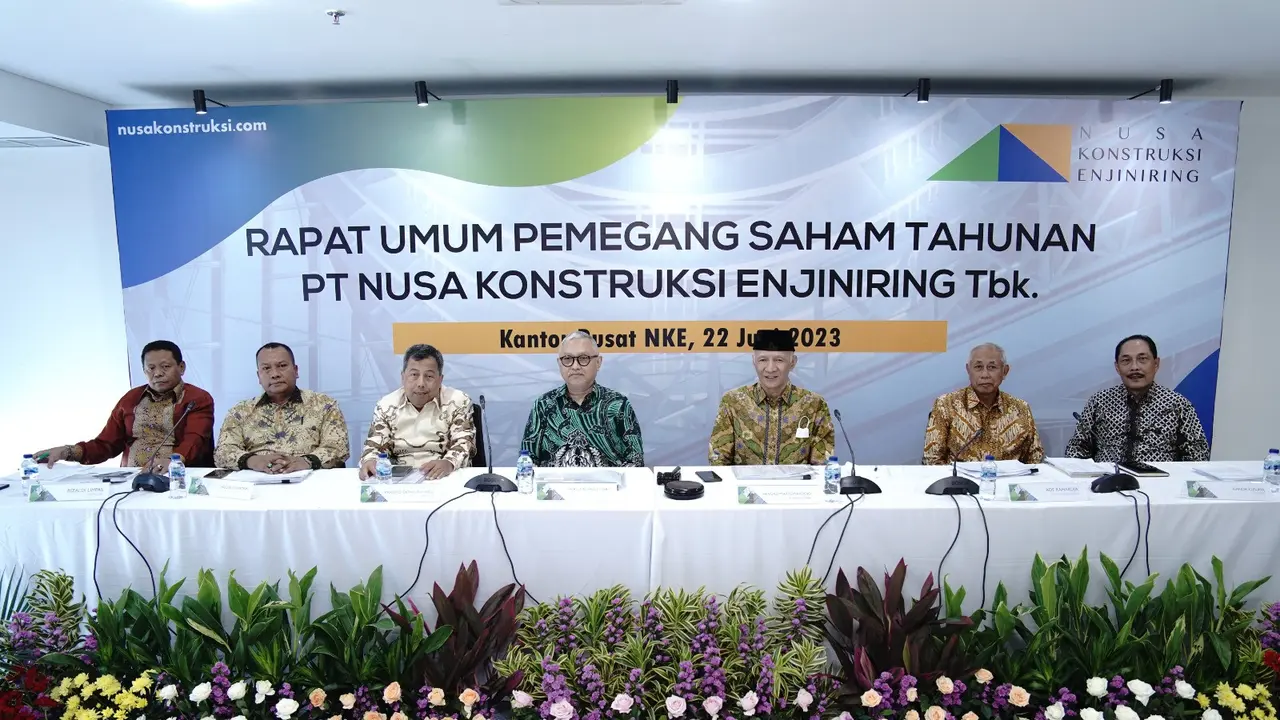 Rapat Umum Pemegang Saham Tahunan (RUPST) PT Nusa Konstruksi Enjiniring Tbk (DGIK) memutuskan untuk fokus pada pengerjaan proyek jalan tol di Jakarta.