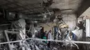 Kementerian Kesehatan di Gaza yang dikuasai Hamas mengatakan pada Senin (12/5/2025) bahwa sedikitnya 2.749 orang telah tewas sejak Israel melanjutkan operasinya. Dengan demikian, jumlah korban tewas secara keseluruhan sejak perang memanas menjadi 52.862 jiwa. (Eyad BABA/AFP)
