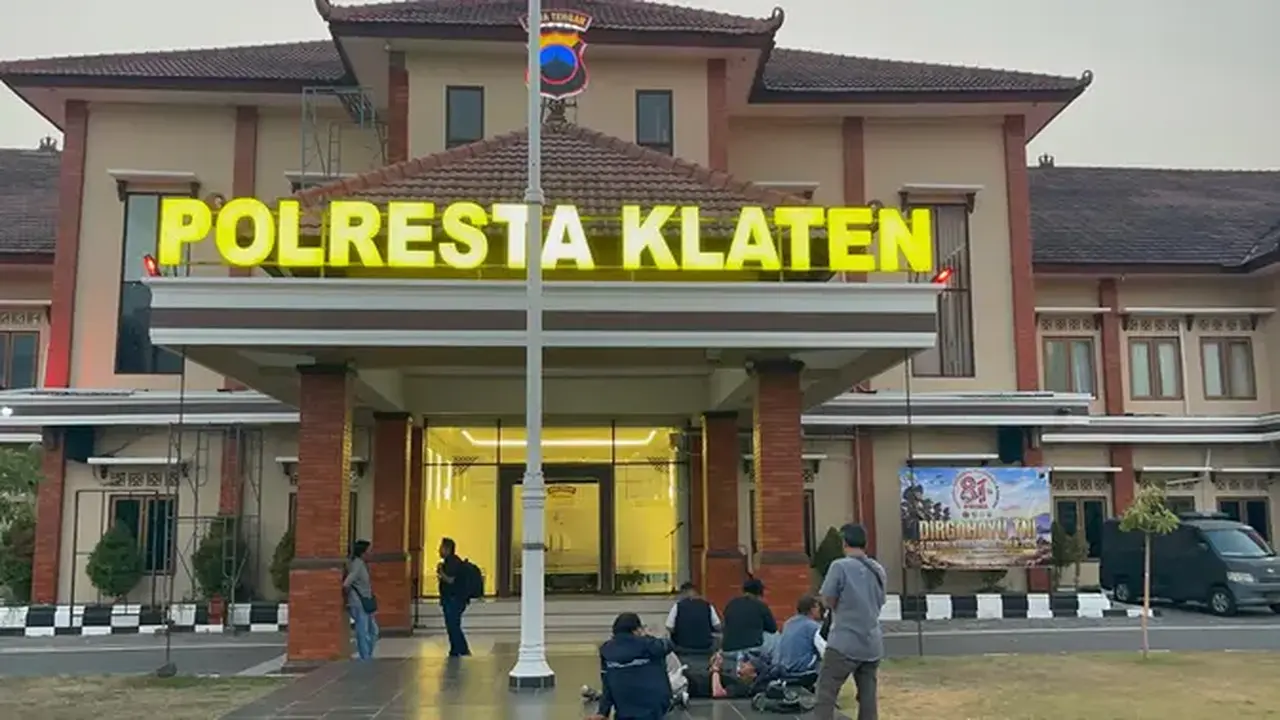 Polresta Klaten. (merdeka.com/arie sunaryo).