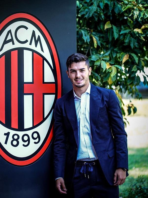 Gelandang anyar AC Milan Brahim Diaz. (www.instagram.com/acmilan)