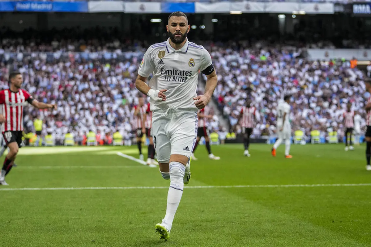 Pemain Real Madrid Karim Benzema