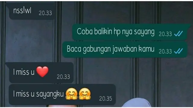 6 Chat Gombal Suruh Balik HP ke Pasangan Ini Bikin Baper
