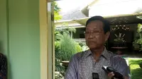 Gubernur DIY Sri Sultan HB X menanggapi hoax seputar wabah antraks di Yogyakarta. (Liputan6.com/Yanuar H)