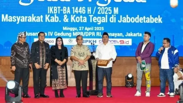 Halal Bihalal Ikatan Keluarga Besar Tegal Bahari Ayu (IKBT-BA) se-Jabodetabek di Gedung Nusantara IV, Kompleks Parlemen, Senayan, Jakarta, Minggu (27/4) (Istimewa)