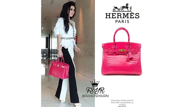 6 Koleksi Tas Syahrini di Atas Rp 150 juta, Elegan dan Stylish