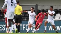 Timnas Indonesia U-17 menyerah 0-3 dari Eintracht Frankfurt pada laga uji coba yang digelar Minggu (8/10/2023). (dok. PSSI)
