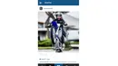 Inilah aksi Valentino Rossi dengan motor trail di MotoRanch lewat akun Instagram