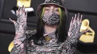 Billie Eilish dalam Grammy Awards 2021. (Photo by Jordan Strauss/Invision/AP)