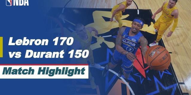 VIDEO: Aksi-Aksi Menghibur di NBA All-Star 2021, Stephen Curry dari Team LeBron Curi Perhatian