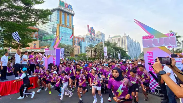 Hendrik Naingolan dan dan Dwi Sagita Juara di MAG Run 2024