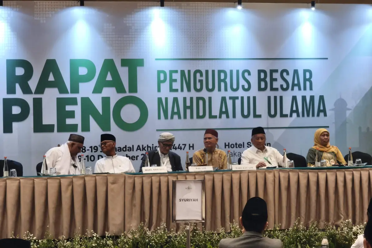 Rapat Pleno Penetapan Pj Ketum PBNU