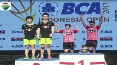 Tim bulutangkis Indonesia akhirnya meraih satu gelar di turnamen bulutangkis Indonesia Terbuka. 