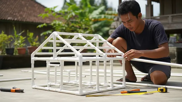 Cara Membuat Kandang Ayam Mini dari Pipa PVC/Gemini AI
