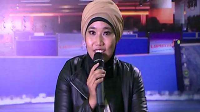Puspita Ayu Pengunjung dan Peserta Presenter di Indonesia Broadcaster Expo 2013