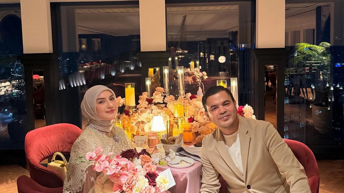 Romantisnya Irish Bella dan Haldy Sabri Rayakan Anniversary dengan Dinner Romantis, Kenakan Dress Full Lace dan Tas Branded