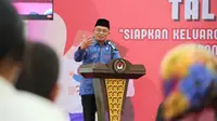 Menteri Koordinator Bidang Pembangunan Manusia dan Kebudayaan Republik Indonesia, Muhadjir Effendy saat menyampaikan sambutan dalam sebuah acara. (Istimewa)