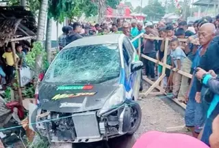 Tragedi kecelakaan Open Tournament TIDAR-Muda Charaka Drag Race–Drag Bike Kotamobagu Championship 2026.