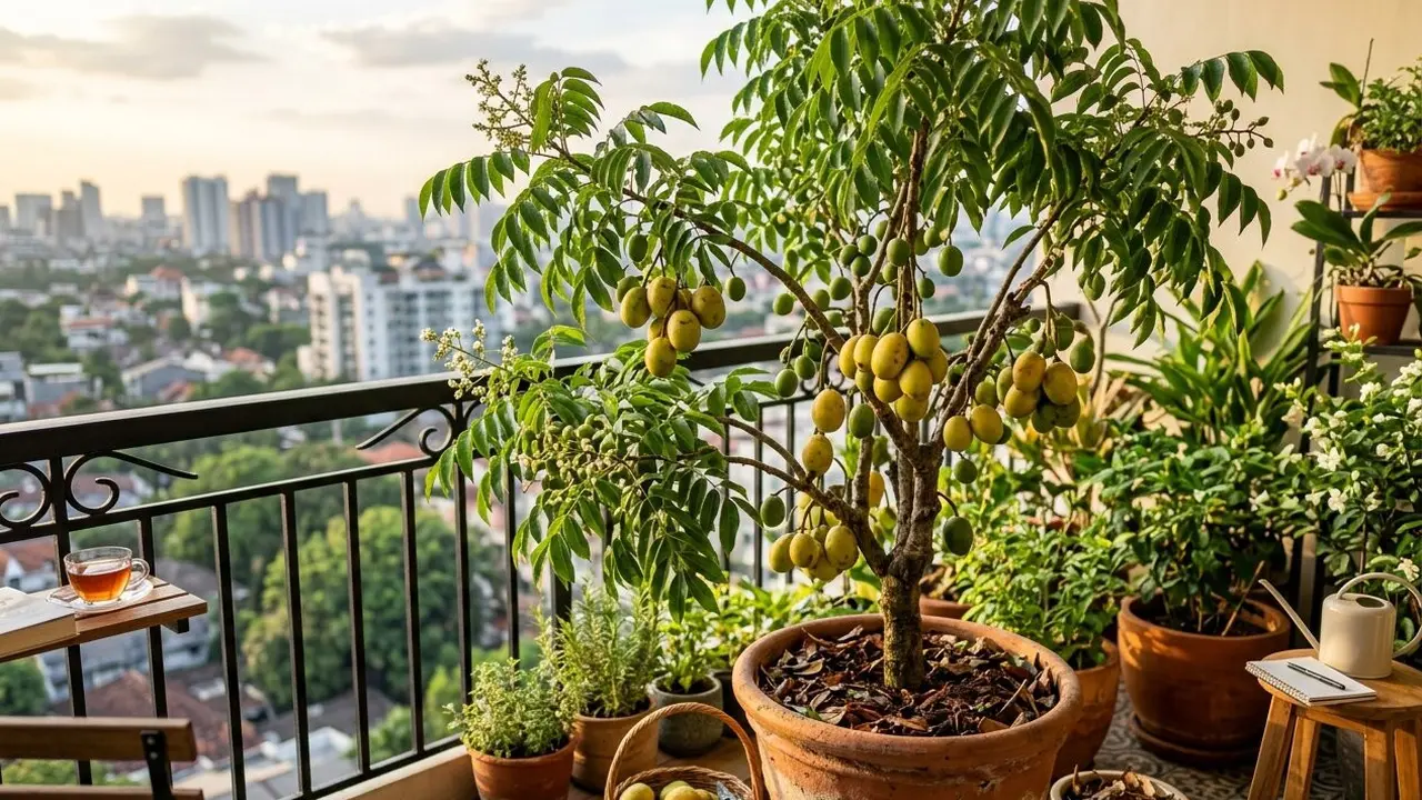 tanaman buah dalam pot yang cocok untuk balkon apartemen