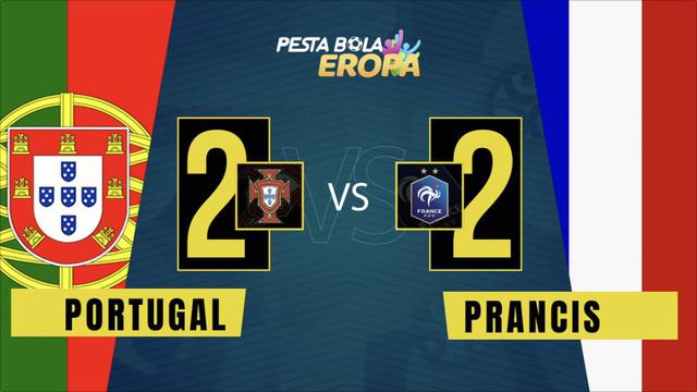 Berita video motion grafis laga matchday 3 Grup F Euro 2020 antara Timnas Portugal melawan Timnas Prancis yang berakhir dengan skor 2-2, Kamis (24/6/2021) dinihari WIB.