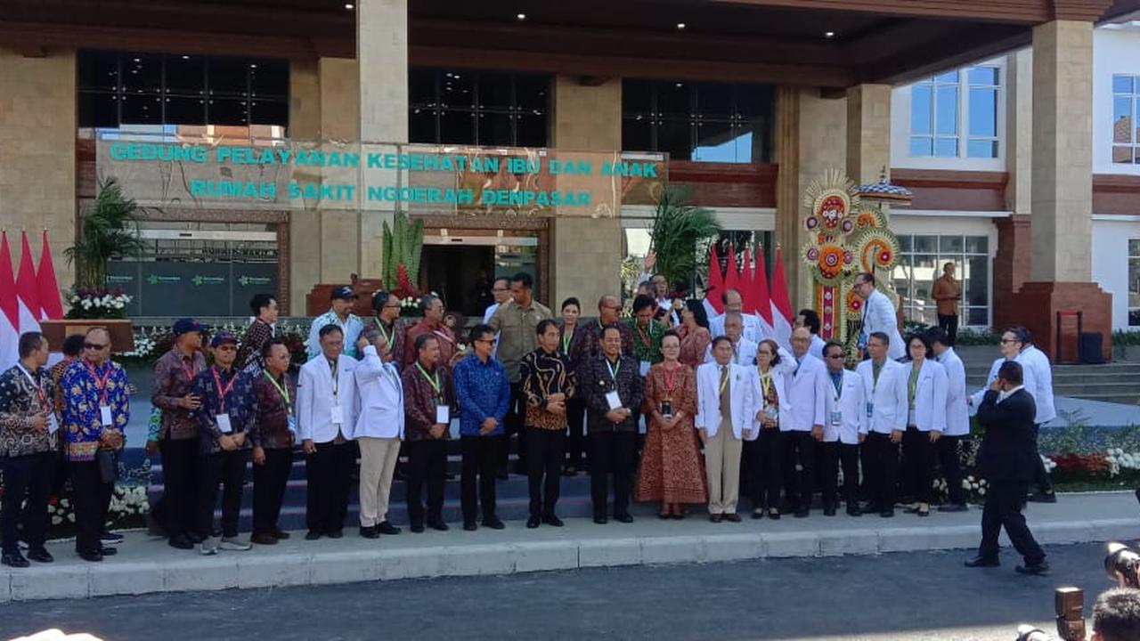 Puji RS I.G.N.G. Ngoerah Bali Mirip Hotel Bintang 5, Jokowi: Ini akan Kurangi Kematian Ibu & Anak