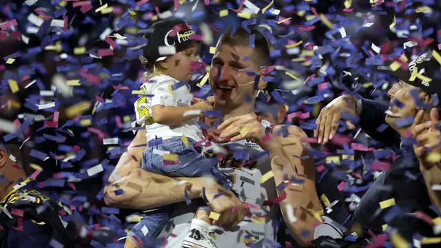 Nikola Jokic membawa Denver Nuggets menjuarai NBA 2022/2023.