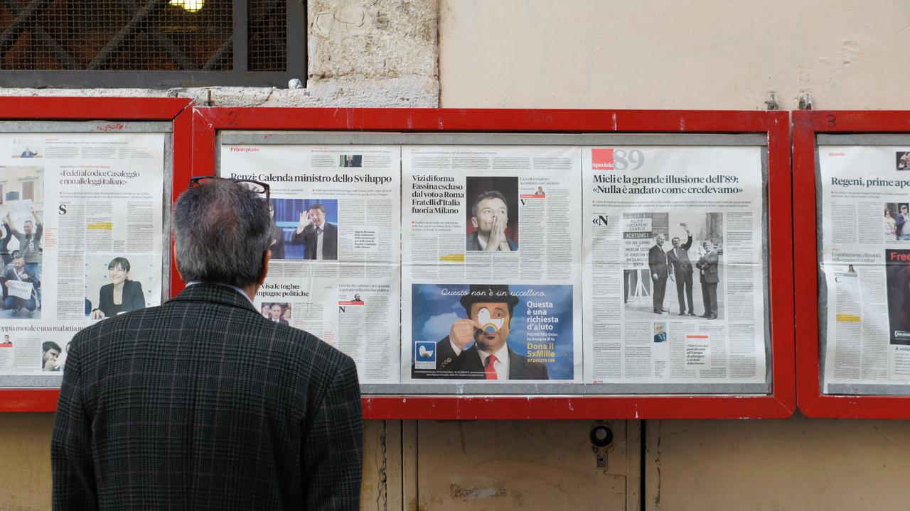 Ilustrasi berita, media cetak, koran