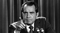 Presiden Richard Nixon juga mengungkapkan teks proposal perdamaian delapan poin yang telah disampaikan secara pribadi kepada Vietnam Utara. (Arsip/AP)