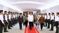 Presiden Jokowi tiba di Brunei Darussalam untuk menghadiri Perayaan 50 Tahun Sultan Hassanal Bolkiah Bertahta, Jumat (6/10/2017). (Biro Pers Setpres)