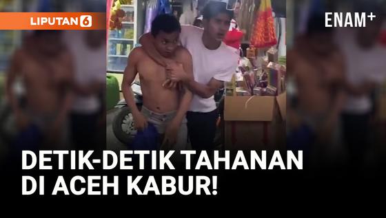 VIDEO: Viral! Puluhan Tahanan Lapas Kelas II B Kutacane Kabur saat Buka Puasa