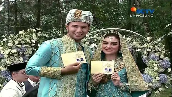 Pernikahan Ammar Zoni - Irish Bella (SCTV/ Vidio.com)