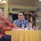 Gubernur Jawa Barat Ridwan Kamil, Gubernur Jawa Tengah Ganjar Pranowo, dan Wali Kota Surakarta Gibran Rakabuming Raka bertemu dan menyampaikan pesan penting buat generasi muda. (Foto: Biro Adpim Jabar)
