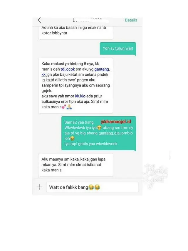 6 Obrolan Chat Driver Ojek Online Minta Bintang 5 Ini Bikin Tepuk Jidat