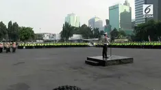 Sebanyak Dua Ribu Lima Ratus Personil Kepolisian disiapkan khusus untuk mengatur pengamanan lalu lintas pada saat seremoni penutupan Asian Games 2018 di Gelora Bung Karno Senayan.