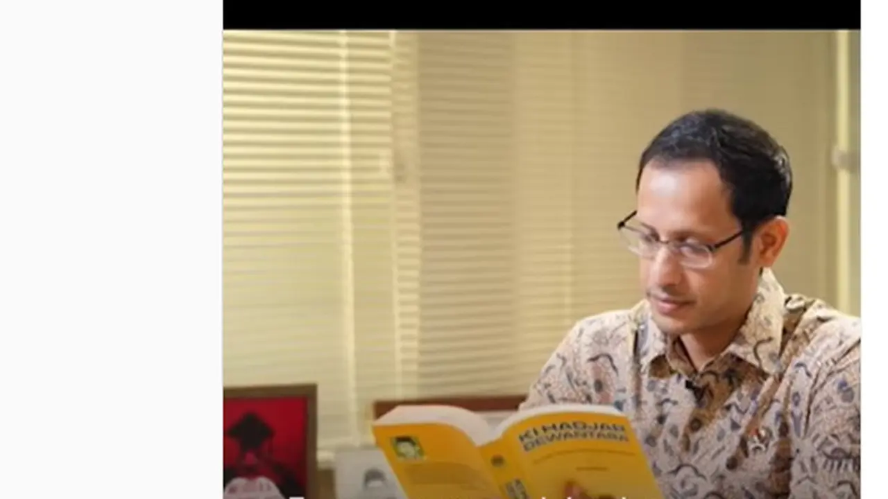 Menteri Nadiem Makarim mengunggah video yang menceritakan sejarah Hari Buku Nasional.