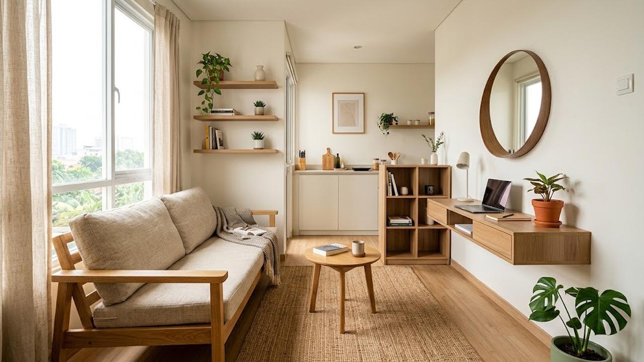 9 Ide Menata Ruangan Sempit dengan Furnitur Minimalis, Anti Sumpek dan Tetap Estetik