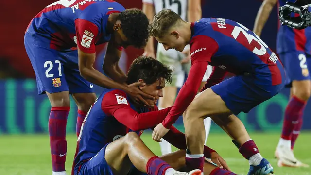 FOTO Marc Guiu, pemain Barcelona