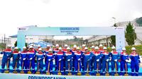 PT Pertamina (Persero) melalui PT Pertamina Geothermal Energy Tbk (PGE) resmi melakukan groundbreaking pembangunan Pilot Plant Green Hydrogen Ulubelu di Ulubelu, Lampung, 9 September 2025. Foto: Pertamina