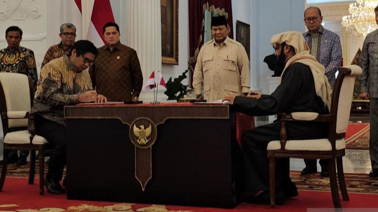 Disaksikan Prabowo, Indonesia-Qatar Teken MoU Proyek 1 Juta Rumah