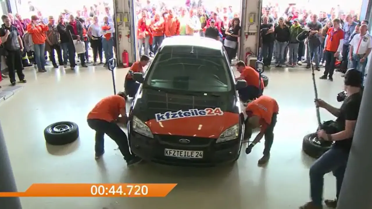 Ganti Ban Mobil Kurang dari Satu Menit