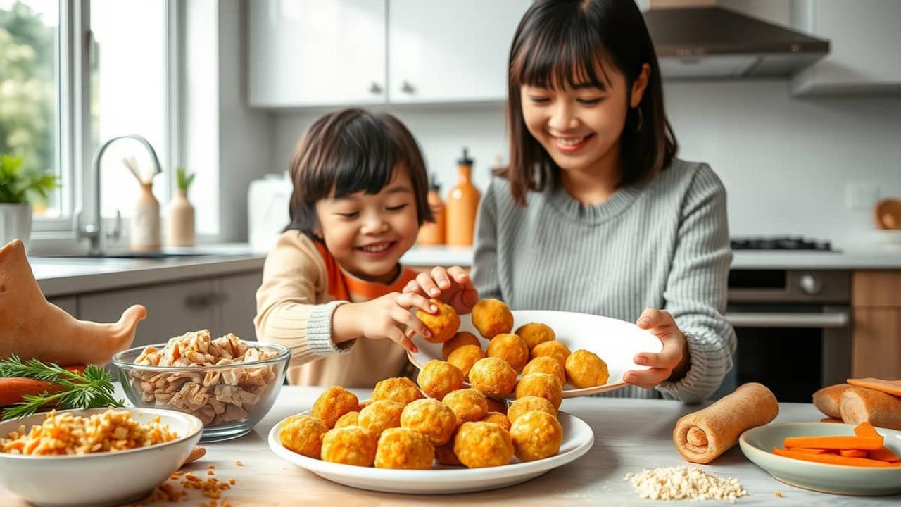 resep nugget ayam wortel