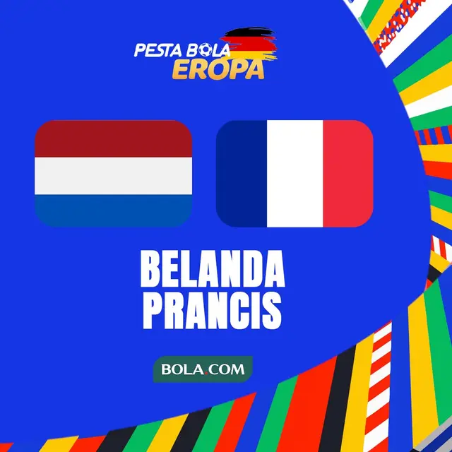 Euro 2024 - Belanda Vs Prancis
