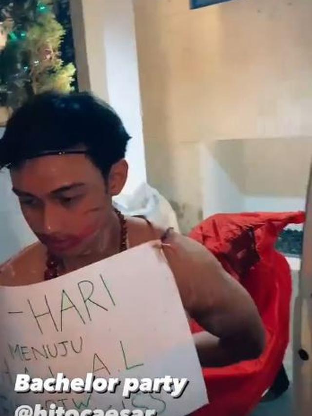 6 Momen Seru Pesta Lajang Caesar Hito Jelang Menikah dengan Felicya Angelista
