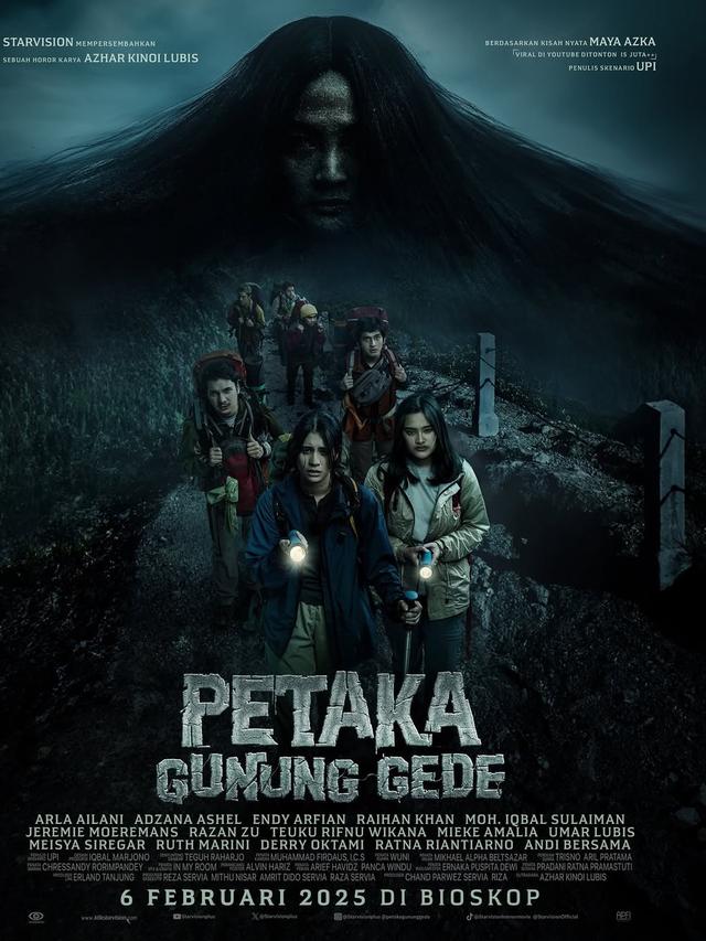 Poster film Petaka Gunung Gede. (Foto: Dok. Starvision Plus)