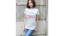 Pemeran Utama Wanita Terbaik FFI 2012 itu terlihat lebih fresh dengan rambut barunya yang model bob, Senin (9/6/14). (Liputan6.com/Panji Diksana)