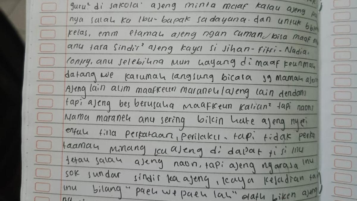 Siswi MTs Sukabumi Bunuh Diri, Kepsek Bantah Bullying Tapi Akui Ada Konflik dengan Kakak Kelas